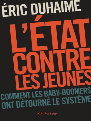 cover image of L'État contre les jeunes